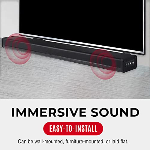 SB500 Soundbar for TV, Home Speaker Bar Works with 50" to 90" TVs, Soundbar with Subwoofer Built-in, 6 Modes AccuVoice Dialogue Boost, Multi-Zone