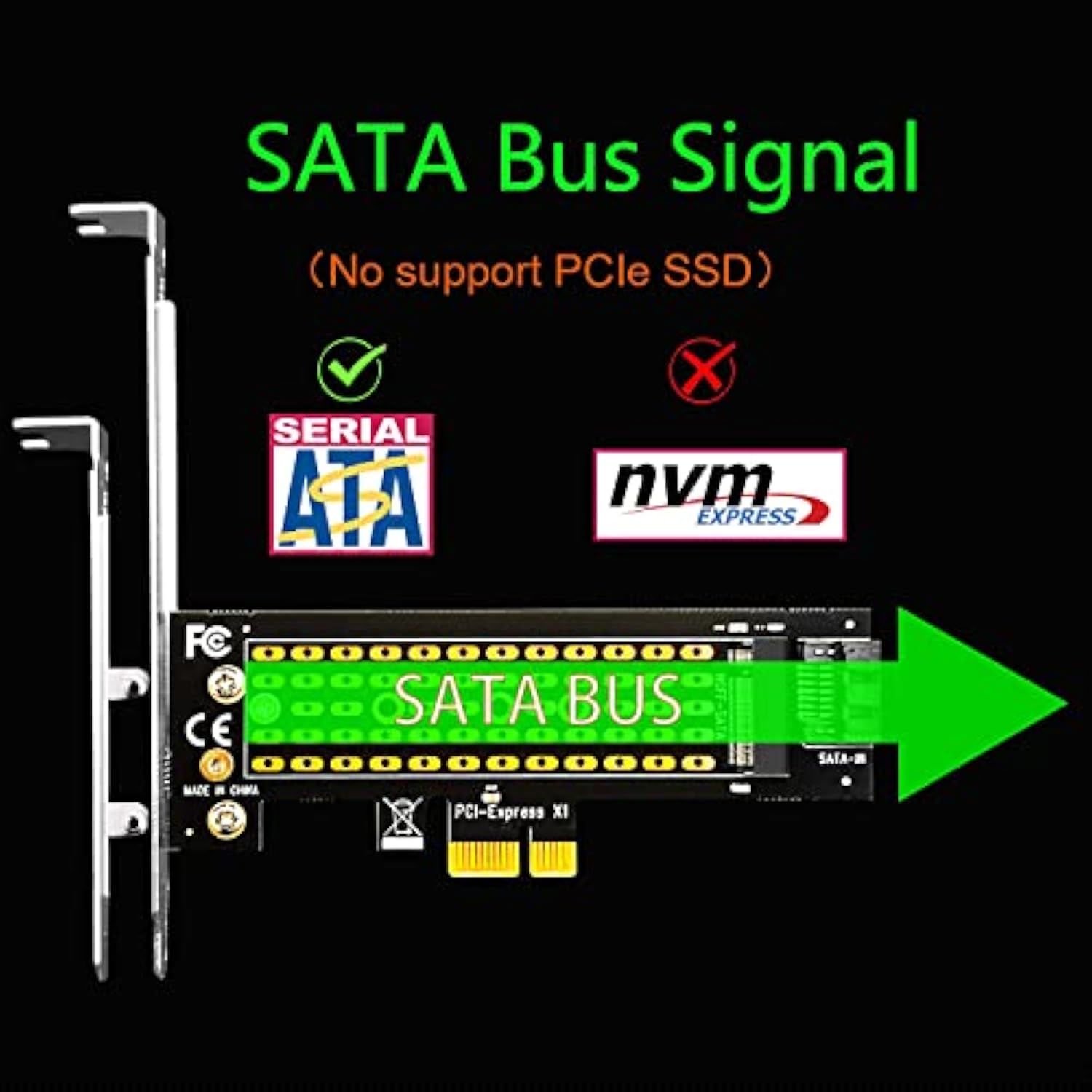 M.2 Sata Adapter For M.2 Ngff Sata Ssd To Sata I/Ii/Iii, Sata Cable And M.2 Sc