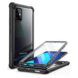 i-Blason Ares Case for Samsung Galaxy A71 5G Case [ Not for Galaxy A71 4G Version & A71 5G UW Version], Dual Layer Rugged Clear Bumper Case with Built-in Screen Protector (Black)