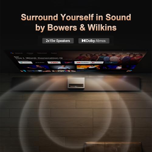 Theater Ultra Short Throw 4K Laser Projector | Ust Projector With Dolby Vision & Built-In Speakers | The Top Ust Projector At Projectorcentral'S 2022 & 2023 Laser Tv Showdown