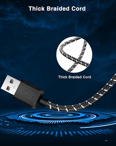 Magnetic Charging Cable for Nintendo Switch 2, Fast USB Charger Cord Accesories Nylon Braided High-Speed Replacement Accessory