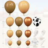 135pcs Western Cowboy Balloon Arch Kit with Cow Print for Farm Theme Party
