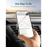 UGREEN Car Vent Phone Mount Air Vent Clip Phone Holder Car Mount Mini Size Compatible with iPhone 16 15 14 13 12 Pro Max Mini Plus, iPhone 11 SE XS XR 8 7 6 6S Smartphone