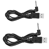 Smays Charging Cable for Lush 2 3 Hush and Edge - USB Charger Cord Black (2-Pack)