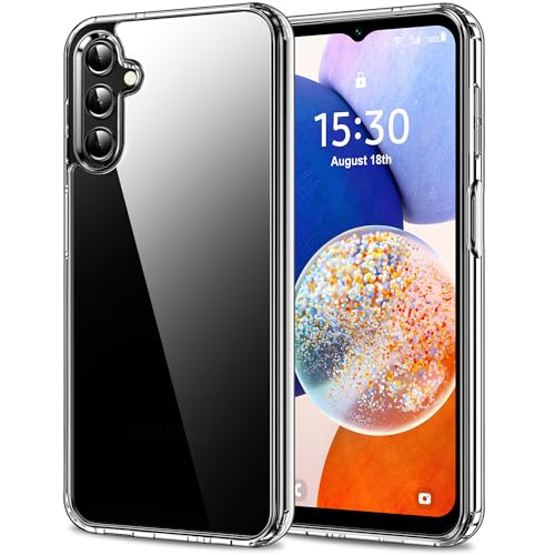 Case for  Galaxy A35, Non-Yellowing, Drop Protection, Anti-Scratch Transparent Hard Back Phone Cover - Crystal Clear