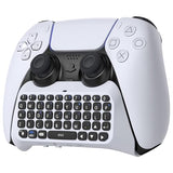 Wireless Controller Keyboard for PS5/PS5 Pro, Bluetooth 3.0Mini Portable Gamepad Chatpad with Built-in Speaker&3.5MM Audio Jack for PS5/PS5 Pro Voice
