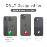 For Iphone 12/12 Pro Case, Cute [Don'T Touch My Phone] Shockproof Dual Layer Protective Silicone Plastic Cover For Girls Women Boys Men Phone Case (Iphone 12 / Iphone 12 Pro 6.1-Inch)