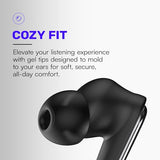 Pro Earbuds Wireless Bluetooth + 6 Microphones with Hybrid Active Noise Canceling, Sweat & Water-Resistant Earphones, Premium Wireless Ear Buds
