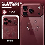Back Screen Protector for iPhone 17 Pro [2-Pack],iPhone 17 Pro Back Glass Protector Anti-Fingerprint/Scratch Ultra Thin Protector for iPhone 17 Pro