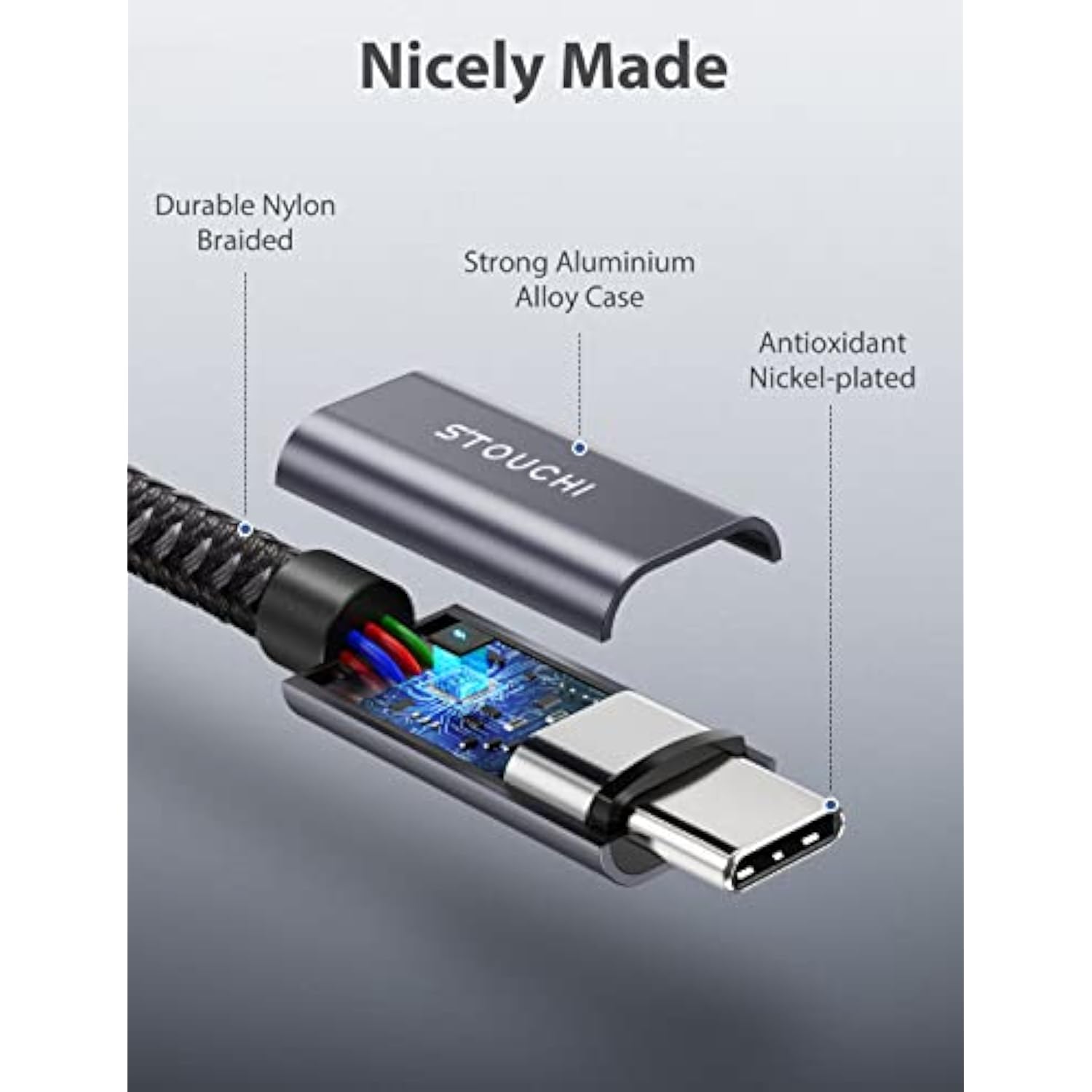 Usb C Extension Cable 10Ft/3M, Usb C Extension Cable Type C 3.1 Male To Female