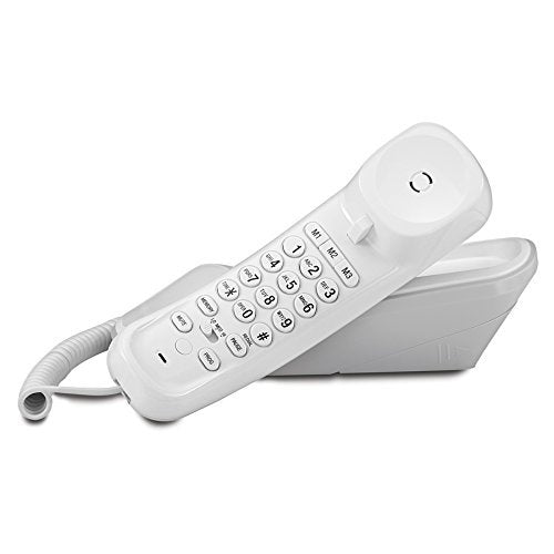 Tr1909 Trimline Corded Phone With Caller Id, White