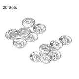 Snap Buttons, 25Mm Copper Sew-On Press Button Fastener For Leather Coa
