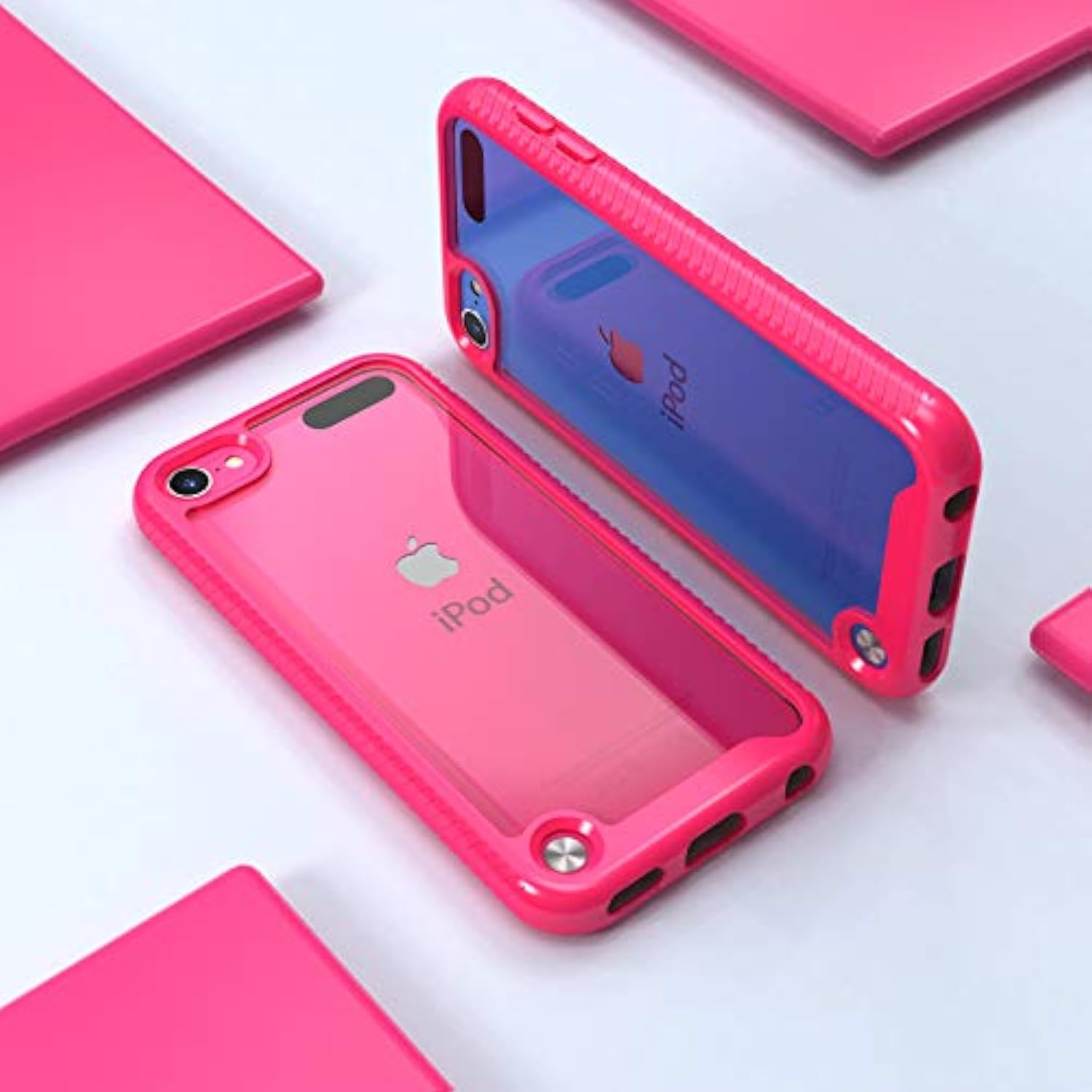 For Iphone 11 Case With Tempered Glass Screen Protector, Hybrid Drop Test Cover With Card Mount Kickstand Slim Fit Protective Phone Cover For Iphone 11 6.1 Inch, Blue
