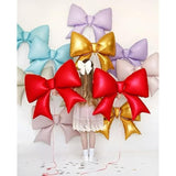 4Pcs Giant Pink Bow Balloons, 38" for Coquette Birthday & Wedding Party Decor