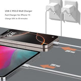 Usb C Charger For Apple Ipad Pro 12.9/11 In 2025/2024/2022/2021/2020/2018/M4 M3 M2/A16/A17,Pad 10Th/Air 4Th/5Th 10.9",Mini 6Th/7Th Gen,Fast Charging Block 2Pcs & 3.3Ft 6Ft C To C Cable For Iphone 16