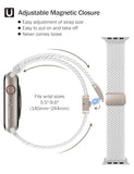 Braided Stretchy Band Compatible with  Watch Bands 38mm 40mm 41mm 42mm 46mm 44mm 45mm 49mm for Women Men, Nylon Sport Strap Solo Loop for iWatch