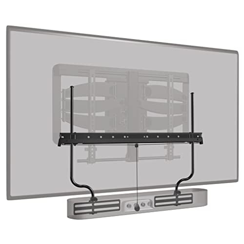 Soundbar Mount For TV Mount Bracket - Height & Depth Adjust, Moves In-Sync With TV, Supports Sound Bars Up To 20 lbs - SASB1-B1