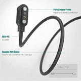 Compatible With Eigiis Ke3 Smartwatch Charger, Magnetic Replacement Charger Compatible With Eigiis, Klogipow, Jelloo, Wituser, Vopoco, Lanikar Dwtke3, Ke2, Ke3, Ew5 Smart Watch (Black)