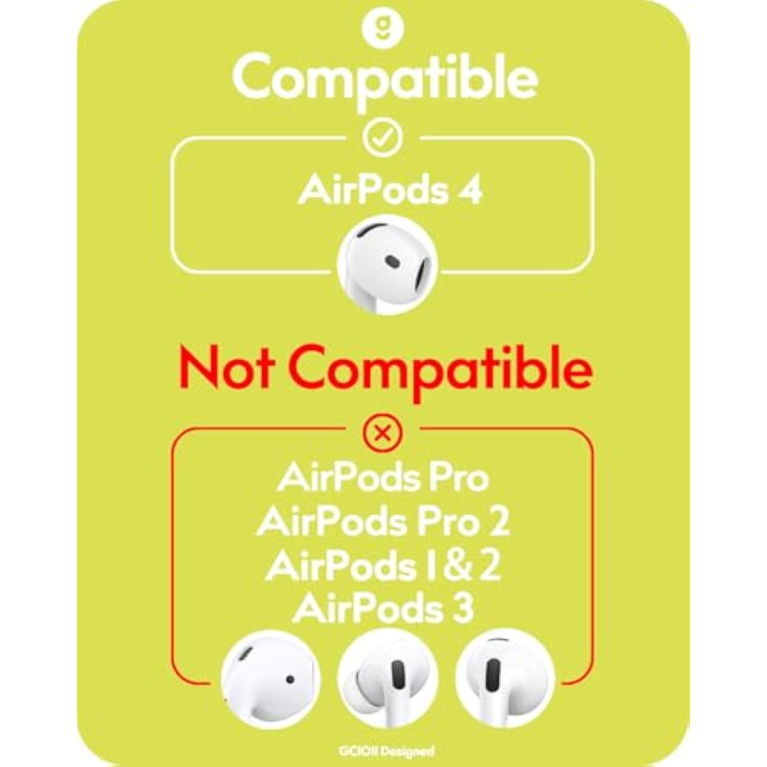 3 Pairs Ear Tips For Airpods 4 Noise Cancelling Earbuds Cover [Added Storage Pouch] Anti-Slip Accessories Compatible With Apple Airpods 4Th Generation (Translucent)