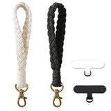 Boho Macrame Phone Wrist Strap Lanyard Keychain Anti-Loss Charm