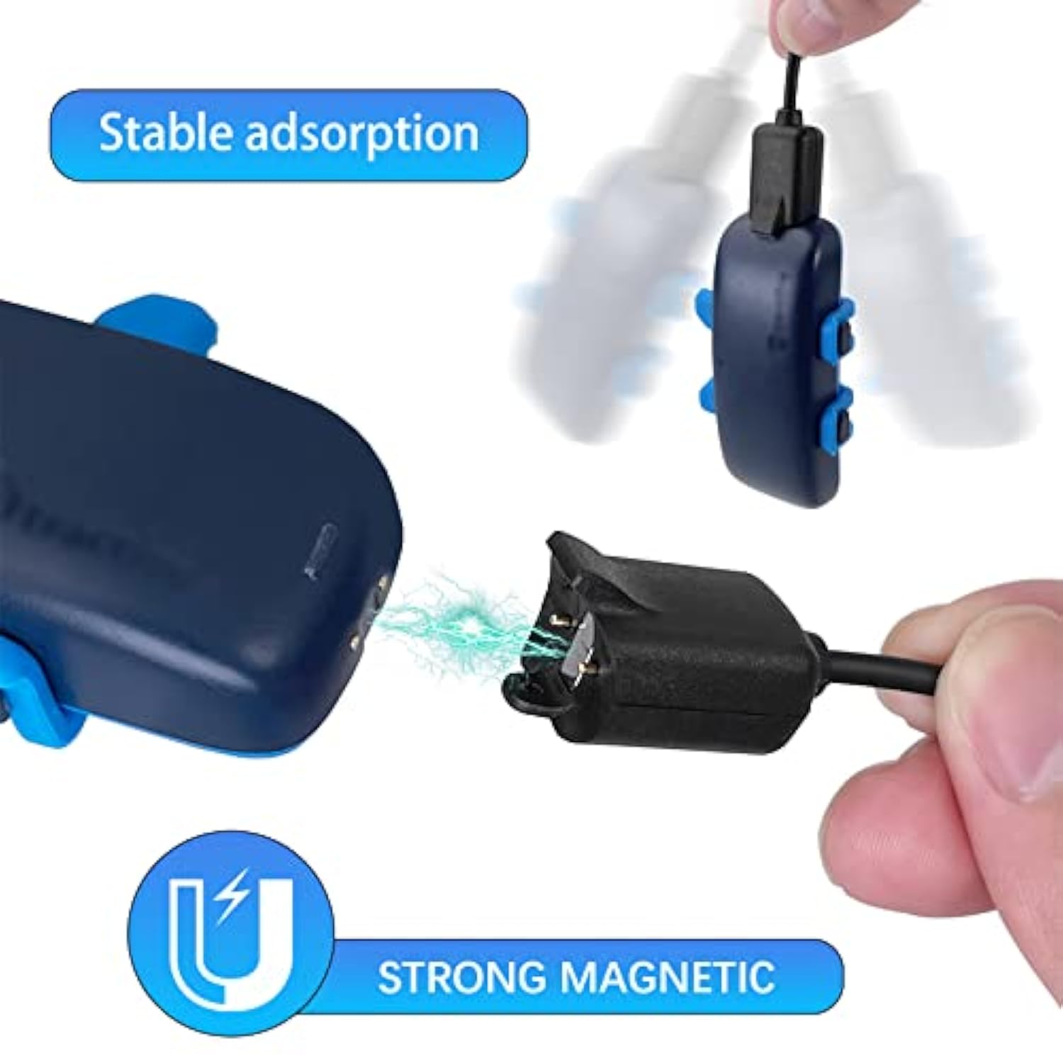 Portable Wireless Magnetic Charger Cable Compatible With Tractive Gps Tracker,