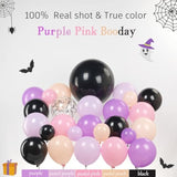 Halloween Balloon Arch Kit – Pink Black Purple with Bat & Ghost Balloons