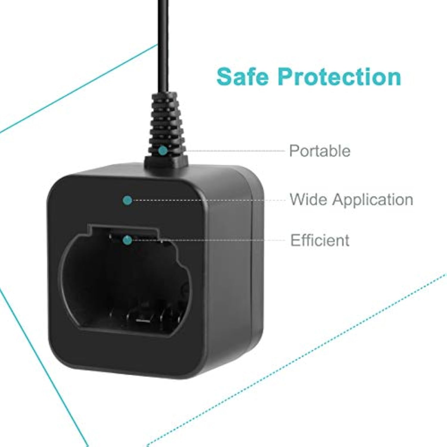 8.4V Li-Ion Battery Charger Compatible With Dewalt Dcb080 Dw4390 Dcf680N1 Dcf680N2 Dcf680G2 (Only For Li-Ion Batteries)
