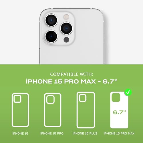 Evo Clear Case for iPhone 15 Pro Max - Compatible with MagSafe - Impact Protection Case - Clear