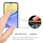 (3 Pack) Compatible For Samsung Galaxy A15 5G And Galaxy A15 Screen Protector Tempered Glass, Touch Sensitive,Case Friendly, 9H Hardness