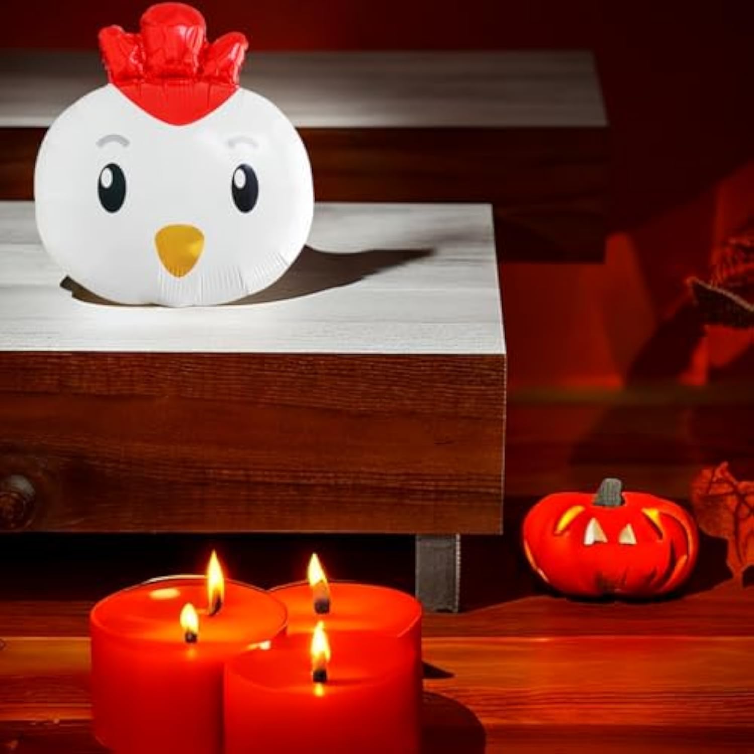 6Pcs Chicken Balloons Farm Animal Decorations Balloons Birthday Baby Shower Party Supplies