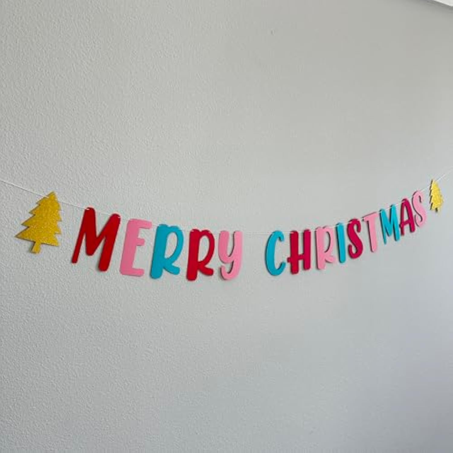 Merry Christmas, Merry Christmas Banner, Pink Christmas, Pink Christmas Decorations, Pink Christmas Banner, Christmas Decorations