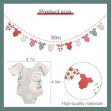 Christmas Tree Bodysuit Baby Shower Banner Holiday Decor