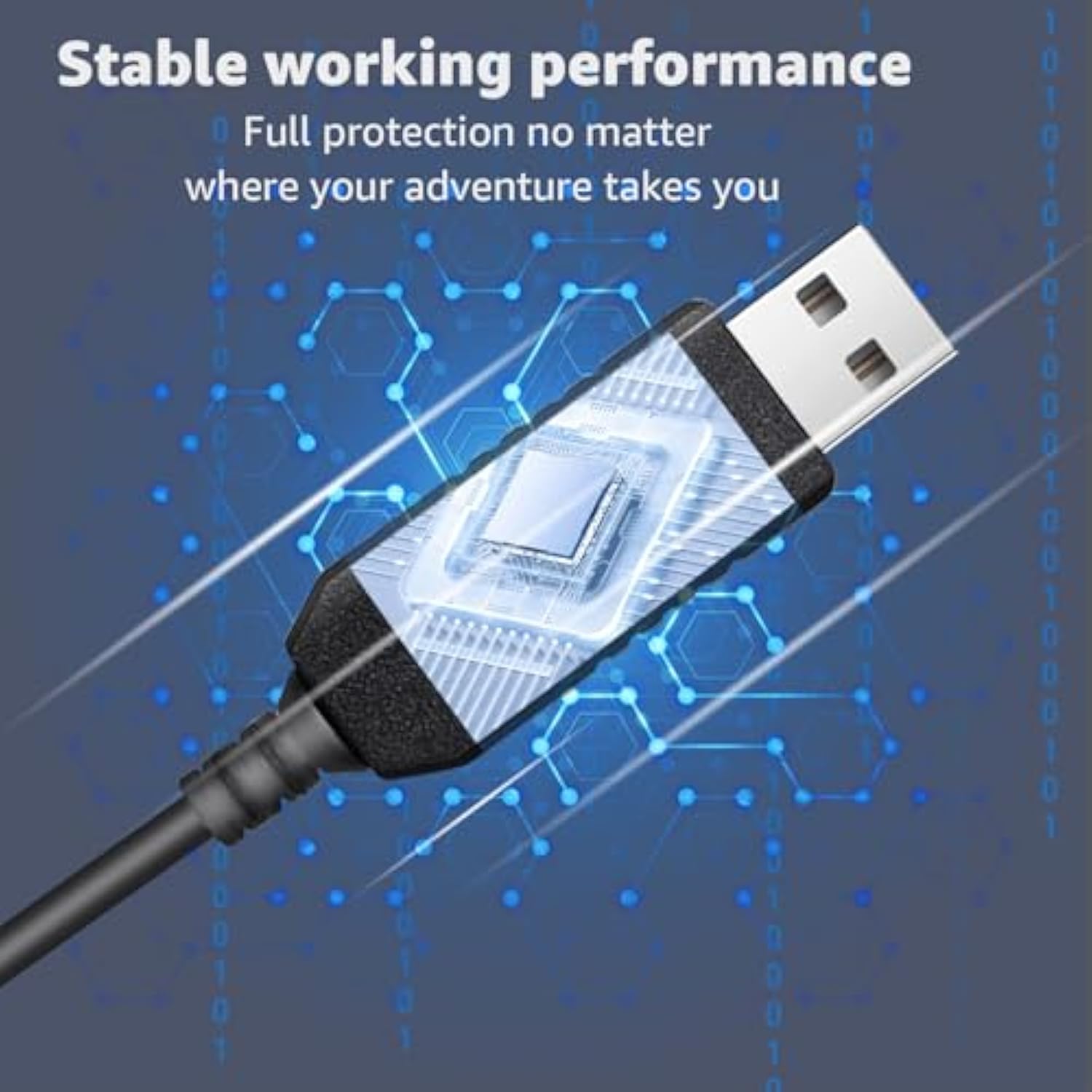 3.3Ft Usb To Rj11 Plug Cable,Radar Detector Cable Compatible With Escort Uniden Beltronics Radenso Xp Cobra Whistler,Replacement Power Cord For Radar Detectors