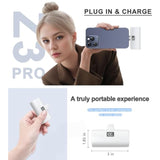 Portable Charger, 6000Mah For Iphone 15 16 Power Bank, Usb-C Portable Phone Charger With Fast Charging (20W), Mini Battery Pack For Iphone 15 Pro/15 Plus/15 Promax/Samsung/Huawei Andriod - White