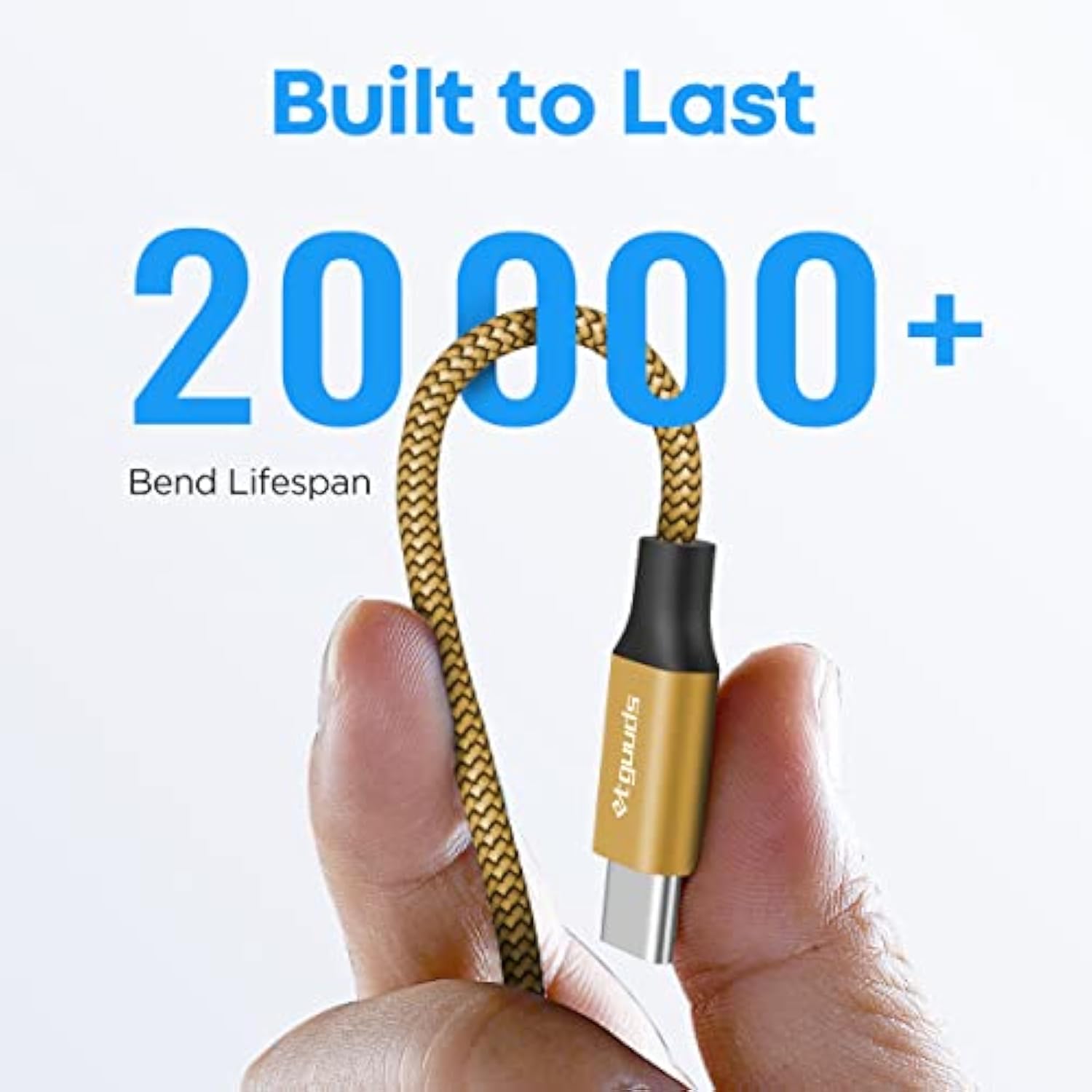 Gold Usb C Cable 3.3Ft Fast Charging, 2-Pack Type C Cable Braided Usb To Usb C