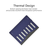 Laptop Case Cover For 16 Inch Samsung Galaxy Book 4/5 Pro 360 & Book4 Ultra & Book 4 Pro/Edge,2 In 1 Pu Leather Protective Bag Sleeve With Pen Holder (Dark Blue)