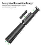 Selfie Stick Tripod, Extendable 3 In 1 Aluminum Bluetooth Selfie Stick With Wireless Remote And Tripod Stand For Iphone 16/15/14/13/12/11 Pro Max/Xs Max/Xs/Xr/X/8/7, Samsung Smartphones Black