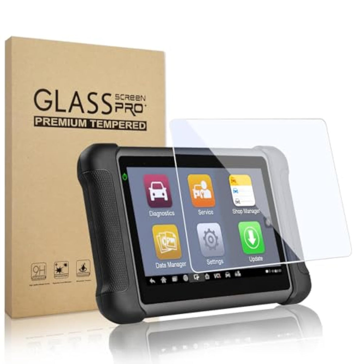 Compatible For Autel Maxisys Ms906Bt/Ms906/Ms906Ts/Ms906S Tempered Glass Screen Protector, For Autel Ms906Cv Screen Protector, Tempered Glass Film For Maxicom Mk906Bt