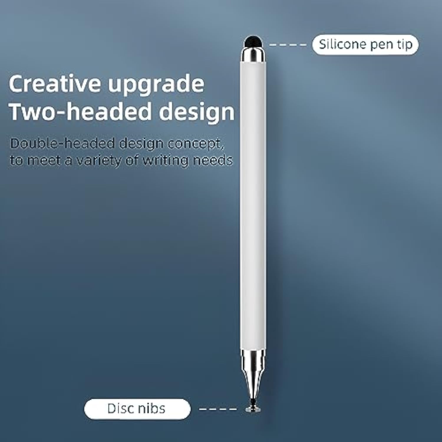 2-in-1 Stylus Pen 3-Pack High Precision Universal for iPad iPhone Android