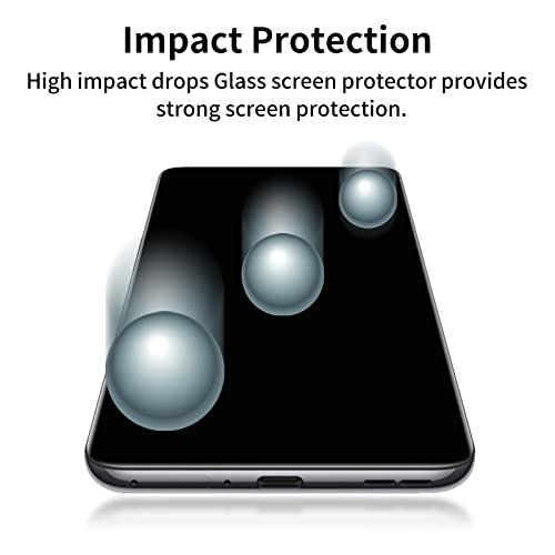 4 Pack Glass Screen Protector Compatible for T-Mobile Revvl 8 / TMRV085G [9H Hardness]-HD Screen Tempered Glass, Scratch Resistant,Easy Install [Case