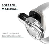 3Pack Tpu Bumper For Fitbit Versa 4 Screen Protector, Crystal Diamond Bling Case Hd Full Protective Cover For Men Women, Fitbit Versa 4/Fitbit Sense 2 Smartwatch, Black/Silver/Clear