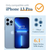 For Iphone 13 Pro Case With Screen Protector & Camera Lens Protector, [10Ft Military Grade Drop Protection] Clear Shockproof Slim Fit Floral Phone Case For Women 6.1" (Hibiscus)
