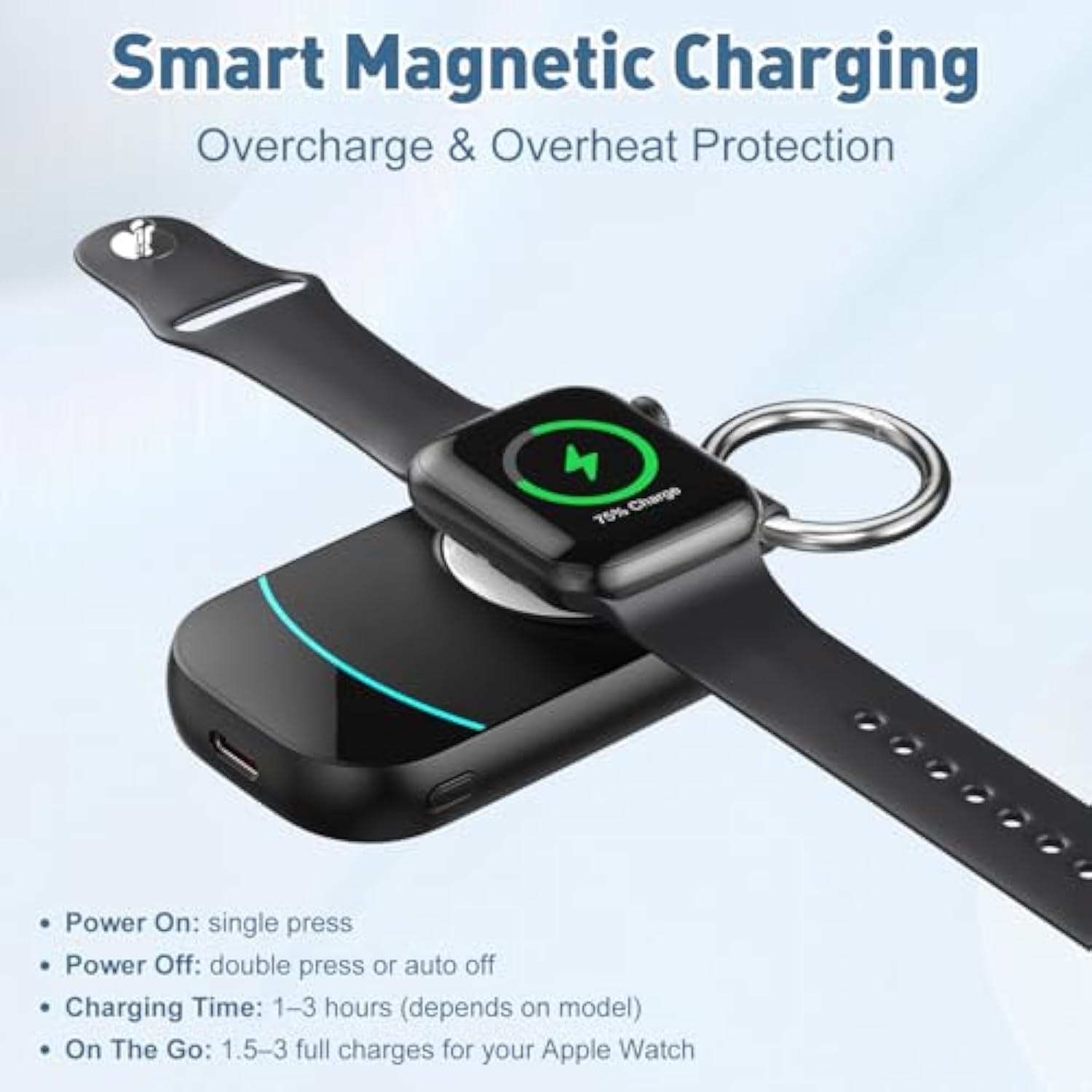 Charger For Apple Watch Series 10 - Portable 2500Mah Fast Charger For Apple Watch Se/Uitra 2/Uitra/Series 9/8/7/6/5/4/3/2