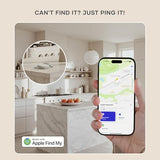 Findall Keychain With Find My, Wireless Rechargeable, Location Tracker, Left-Behind Alerts, Loud Audible Chime, Works With Iphone, Ipad, Mac Sand