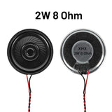 10PCS Metal Shell Round Internal Magnet Speaker 2W 8 Ohm for DVD, EVD, Mini Multimedia Loudspeaker