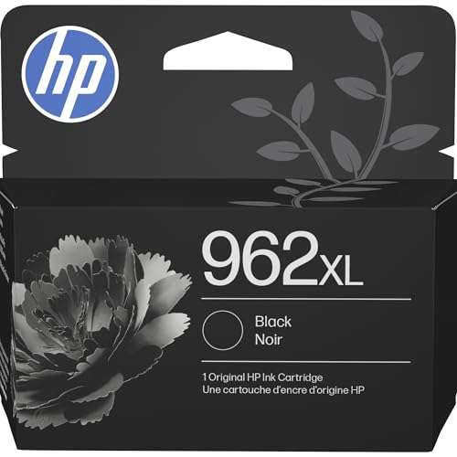 962Xl Black High-Yield Ink Cartridge | Works With Officejet 9010, Pro 9010, 9020 | Eligible For Instant Ink | 3Ja03An
