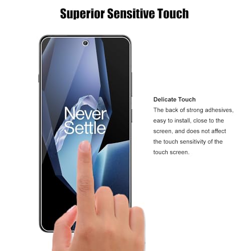 3 Pack Screen Protector For OnePlus 13R 5G Tempered Glass, Anti Scratch, HD Clear