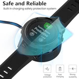 Compatible For Garmin Vivoactive 4 5 6, Instinct E 2 3, Quatix 8 7 6 5 Charger Charging Dock Station For Fenix 8 7 6 5 E, Forerunner 55 255 265 965 970 165, Approach S70 S60 S50 S40 S42 S44 Smartwatch