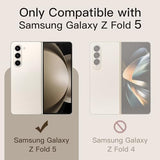 Front Privacy Screen Protector For Samsung Galaxy Z Fold 5, Anti-Spy Tempered Glass Film With Easy Installation Tool, Case-Friendly, 2-Pack