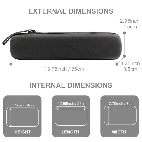 Tattoo Stencil Printer Case Compatible With Phomemo/Peripage/Sacnahe/Itari/Phomemo Tp88 M08F Tp81 Tp83 A4 Portable Printer&Tattoo Machines, Suitable For Most Tattoo Template Machine Brands (Black)